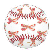 Balle De Baseball libellule de fleurs avec sakura de bijoux (Dos)