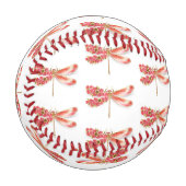 Balle De Baseball libellule de fleurs avec sakura de bijoux (Devant Gauche)