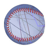 Balle De Baseball Lignes sur des lignes (Devant Gauche)