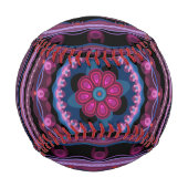 Balle De Baseball Lilac Mandala (Dos)