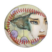 Balle De Baseball L'illusion d'une belle fille délicate (Devant Gauche)