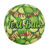 Balle De Baseball Lime (Dos)