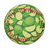 Balle De Baseball Lime (Devant Gauche)