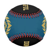 Balle De Baseball Lion Avec Couronne - Style Or 3 (Devant)