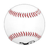 Balle De Baseball Lion noir Lion Zodiac (Dos)