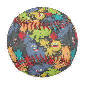 Balle De Baseball Little cute funny monsters (Dos)