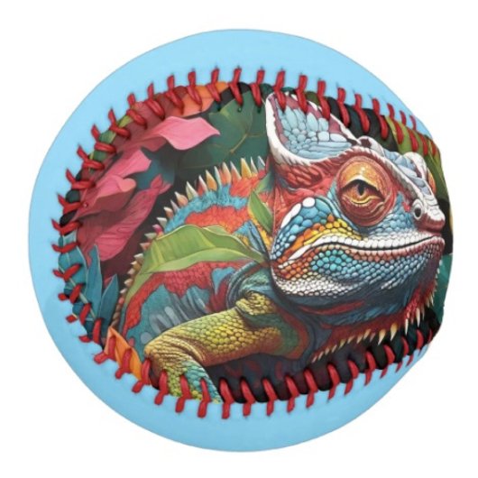 Balle De Baseball Lizard Leaves & Couleur 