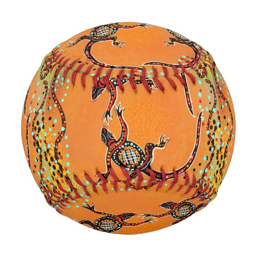 Balle De Baseball Lizards australiens (Devant)