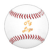 Balle De Baseball Logo d'entreprise blanc (Devant)