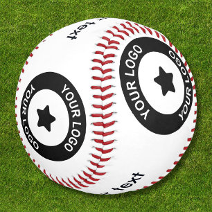 Balle De Baseball Logo d'entreprise personnalisé et baseball de text