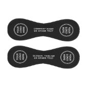 Balle De Baseball Logo d'entreprise promotionnel noir (Panneaux)