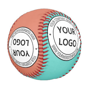 Balle De Baseball Logo et texte personnalisés Concevez votre propre 