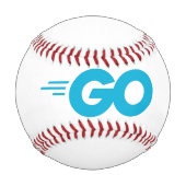 Balle De Baseball Logo Golang (Go Programming Language) (Dos)