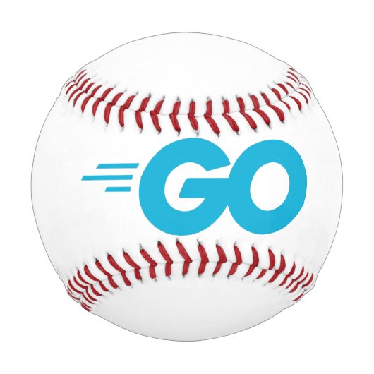 Balle De Baseball Logo Golang (Go Programming Language) (Devant)