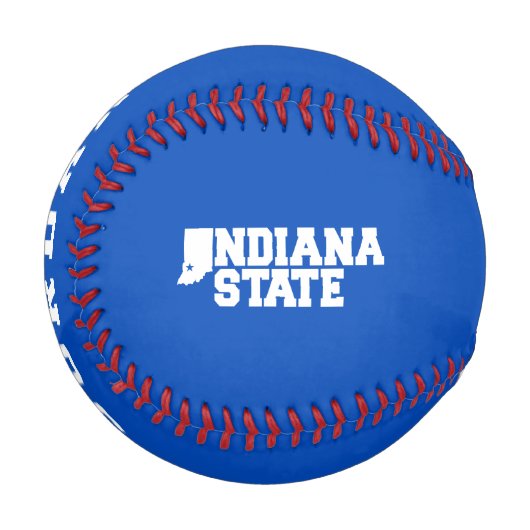 Balle De Baseball Logo Indiana State (Devant Gauche)