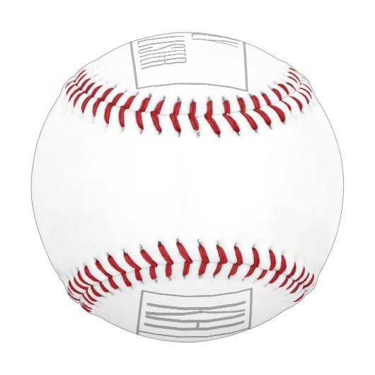 Balle De Baseball Logo Moderne Grey Initiales & Nom (Dos)