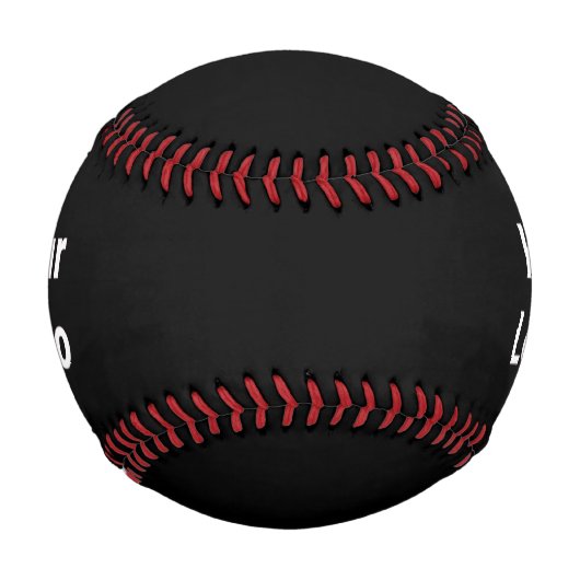 Balle De Baseball Logo personnalisé simple et élégant ici société g (Dos)