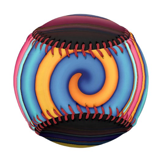 Balle De Baseball Lollipop Abstraite (Dos)