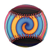 Balle De Baseball Lollipop Abstraite (Devant)