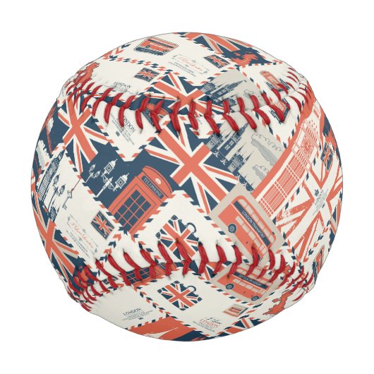 Balle De Baseball London Post Baseball (Devant)