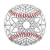 Balle De Baseball Lotus Flower Mandala (Dos)