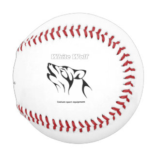Balle De Baseball Loup blanc