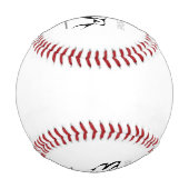 Balle De Baseball Loup blanc (Dos)