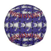 Balle De Baseball Loup d'Halloween déplaisant (Dos)