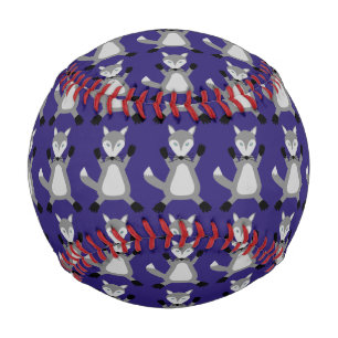 Balle De Baseball Loup d'Halloween déplaisant