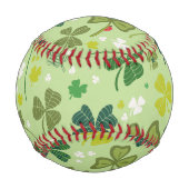 Balle De Baseball Lucky Shamrock Baseball (Devant)