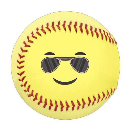 Balle De Baseball Lunettes de soleil Emoji (Devant Gauche)