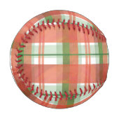Balle De Baseball Madras Plaid Noël (Devant Gauche)