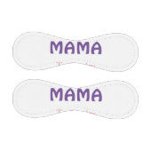 Balle De Baseball Mama mères heureuses rétro violet ajouter nom text (Panneaux)