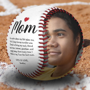 Balle De Baseball Maman Mère Photo Baseball