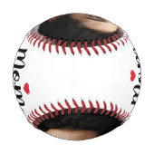 Balle De Baseball Maman Mère Photo Baseball (Dos)