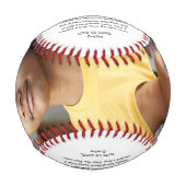 Balle De Baseball Maman Mère Photo Baseball (Devant)