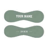 Balle De Baseball Man Birthday gift idea custom name text sage green (Panneaux)
