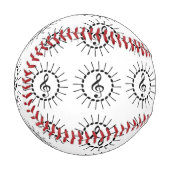 Balle De Baseball Mandala musical (Devant Gauche)
