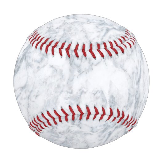 Balle De Baseball Marbre blanc (Devant)