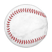 Balle De Baseball Marbre Blanc (Devant Gauche)
