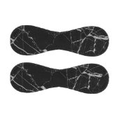 Balle De Baseball Marbre noir et argent de la veine (Panneaux)