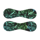 Balle De Baseball Marbre vert sur noir (Panneaux)