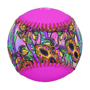 Balle De Baseball Mardi Gras
