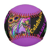 BALLE DE BASEBALL MARDI GRAS (Devant)