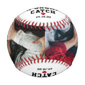 Balle De Baseball Mariage Couple Photo Baseball (Devant)