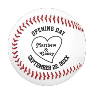Balle De Baseball Mariage personnalisé Groomsmen Ring Bearer Favoris