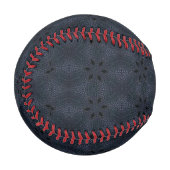 Balle De Baseball Marine bleu cuir (Devant Gauche)