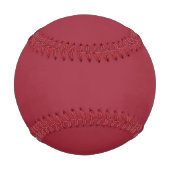 Balle De Baseball Maroon Couple Personnalisable M. Et Mme Mariage (Dos)