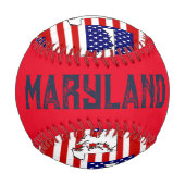 BALLE DE BASEBALL MARYLAND (Dos)