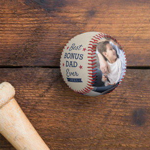 Balle De Baseball Meilleur Bonus Papa jamais Photo personnalisée